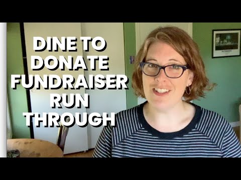 How to Run a Virtual Dinner Fundraiser | Dine to Donate Restaurant Night Fundraising for PTO PTA