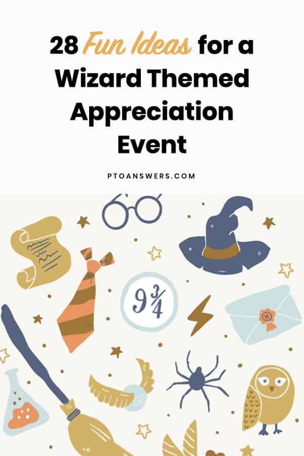 Harry Potter birthday decoration idea: wizard and magic toppers